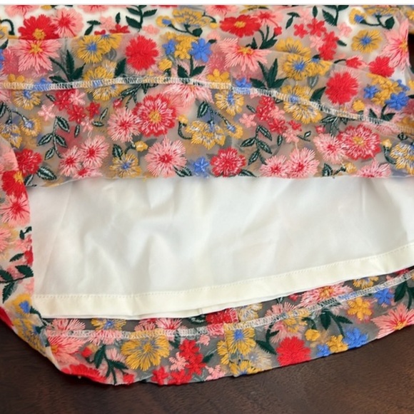 Antonio Melani x The Nat Note Clementina Embroidered Floral Mini dress size 6 - Picture 11 of 11